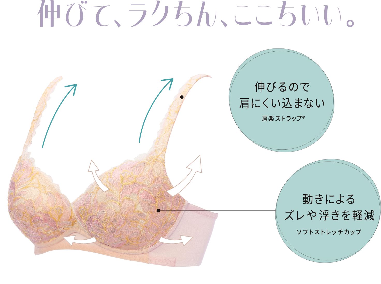 伸びて、ラクちん、ここちいい。