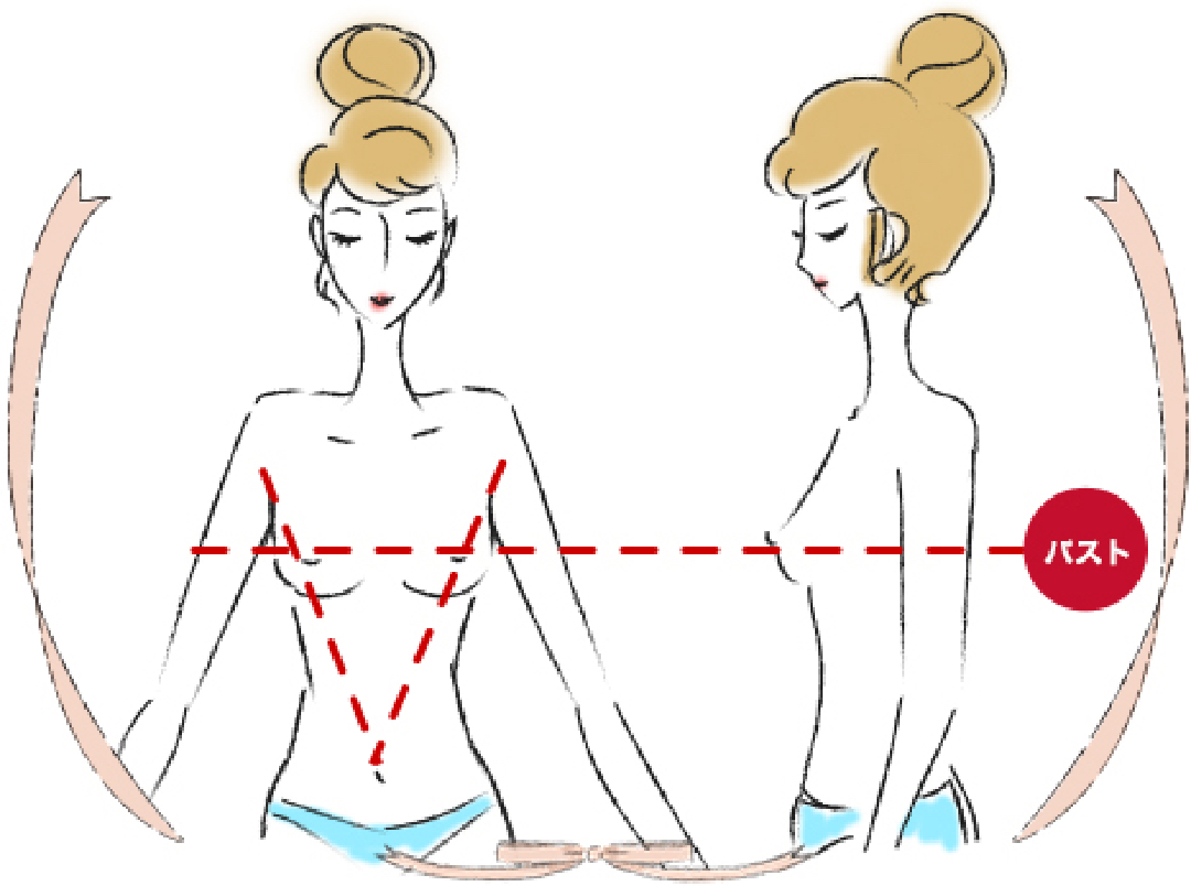 理想的な乳頭間隔